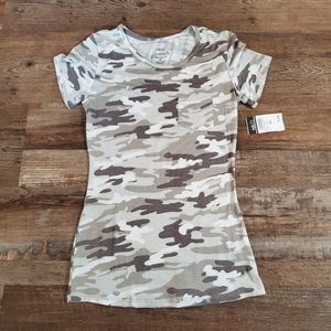 Soft Stretchy Camo Top